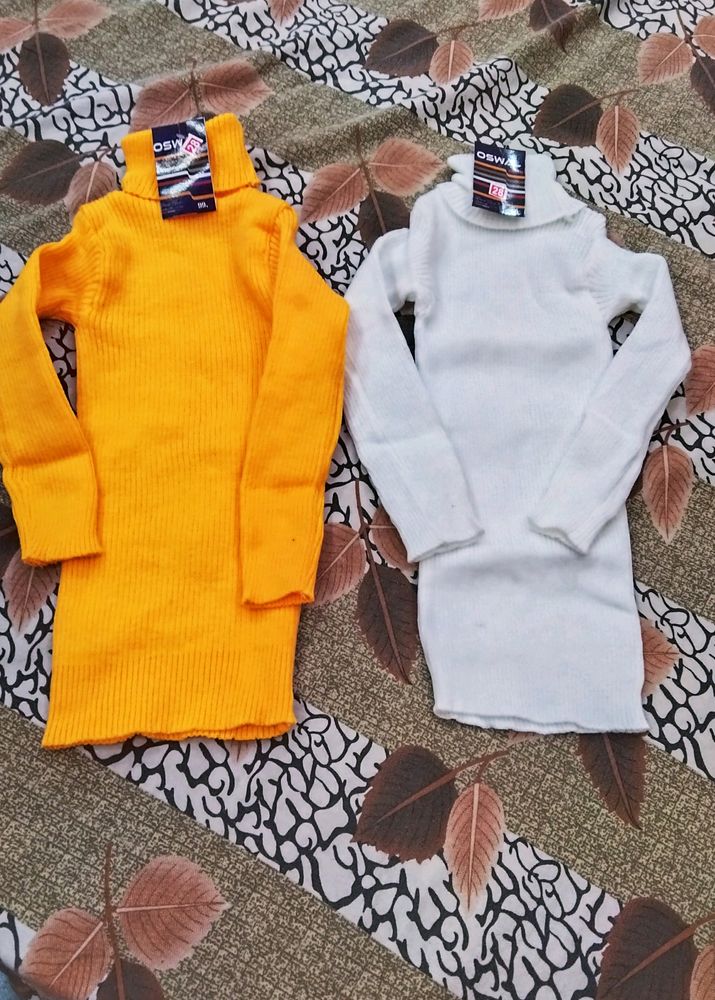 Combo High Neck  Woolen Sweater For Baby