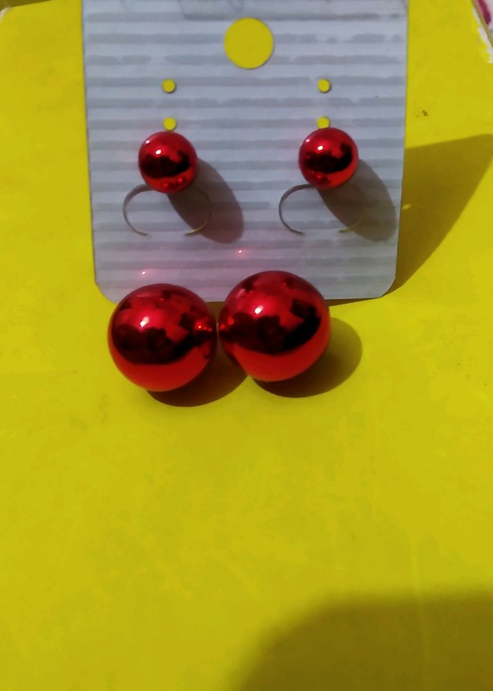 Two Side Red Studs
