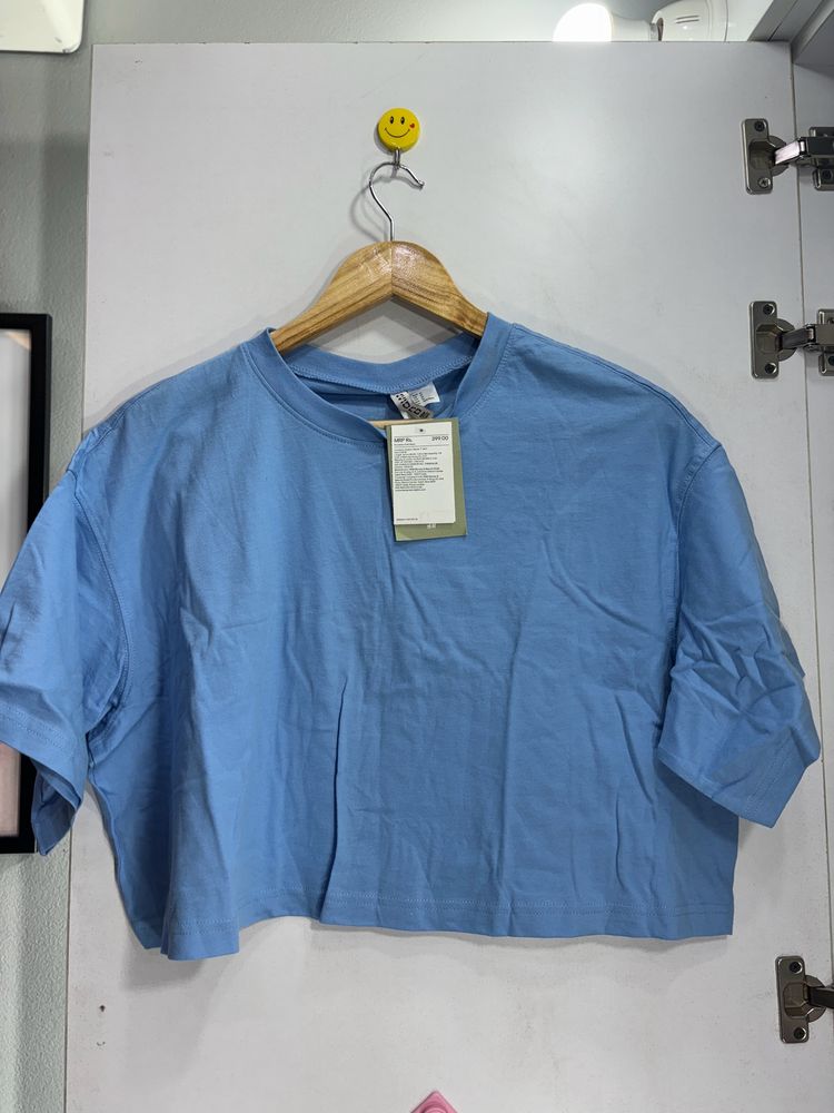 Blue Basic H&M Tee