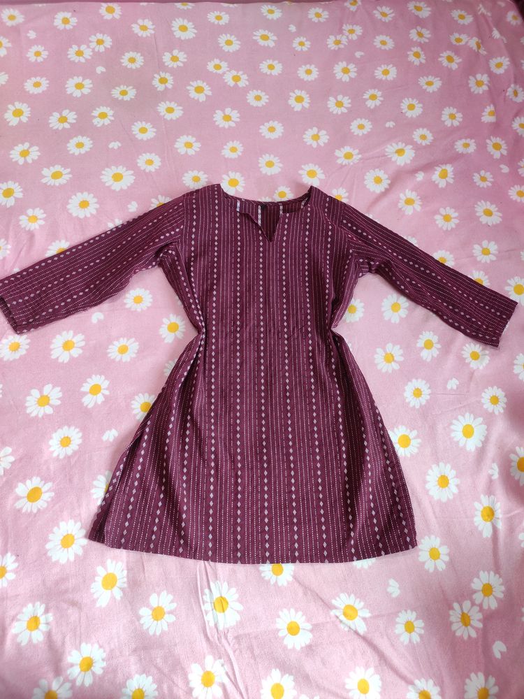 Cotton Short Kurti 🌸