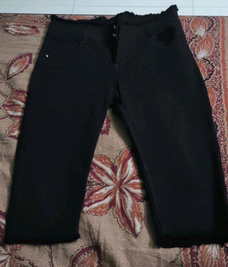 New Women Denim Capri