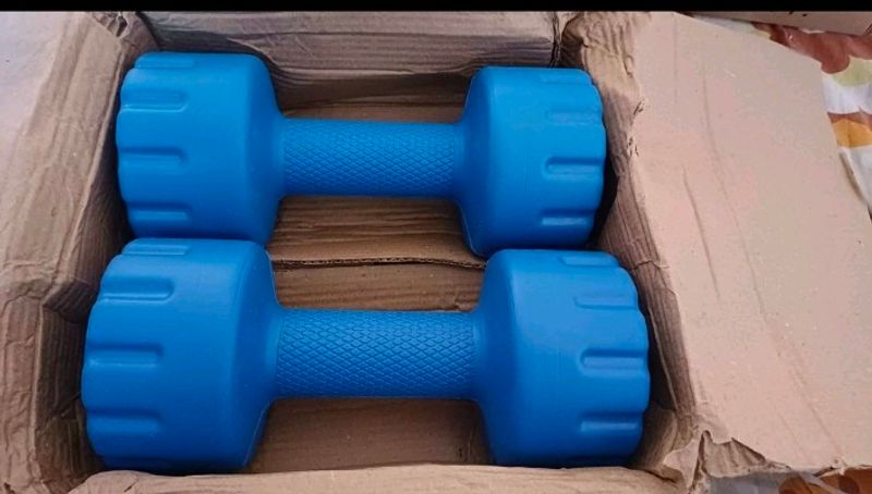 Pair Of 3 Kg PVC Dumbbell