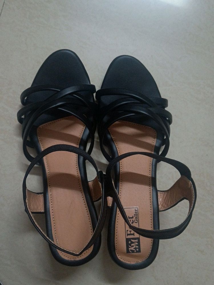 Black Heels Sandals