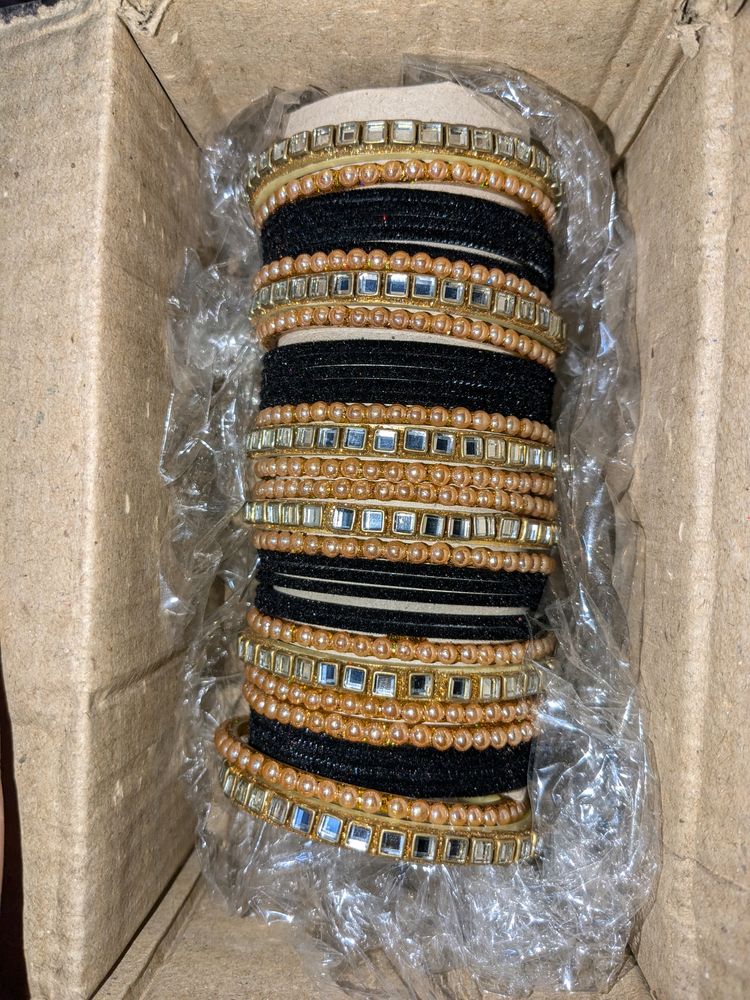 Black Velvet Bangles