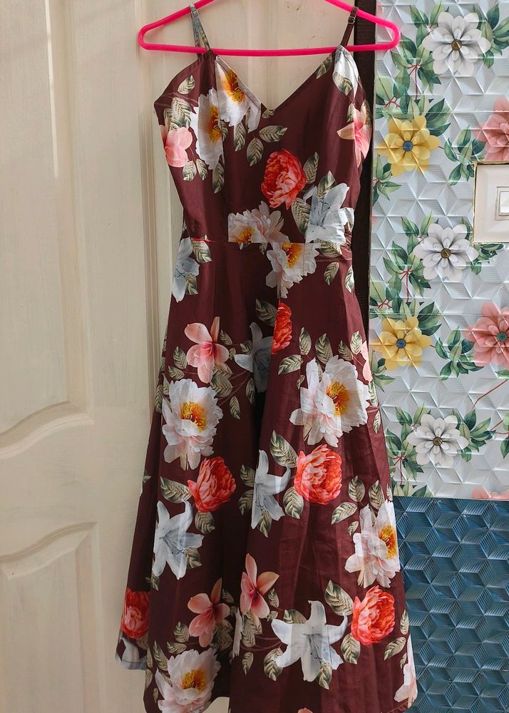 Strappy Floral Print Maxi Dress