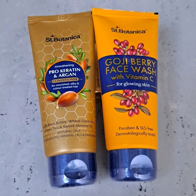 St. Botanica Face Wash And Conditioner Combo