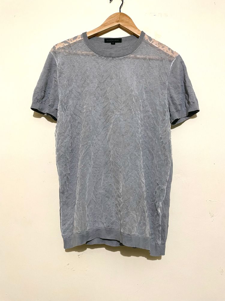 Imported Grey Top By Elle Homme