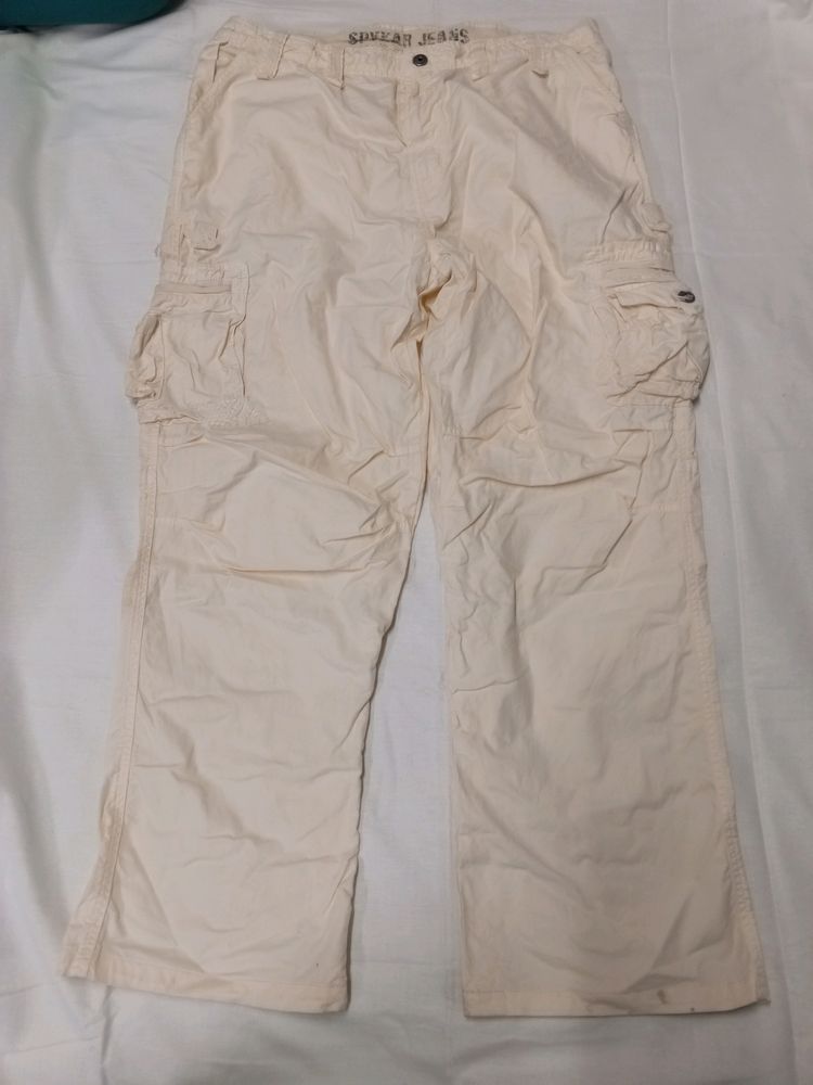 Spykar Six Pocket Bagyy Cargo Pants