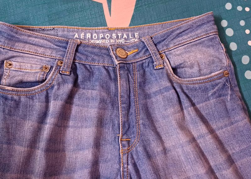 Aeropostale NYC Blue Denim Jeans Pants