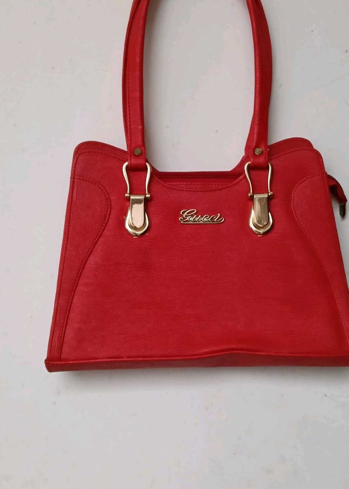 New Red Hand Bag