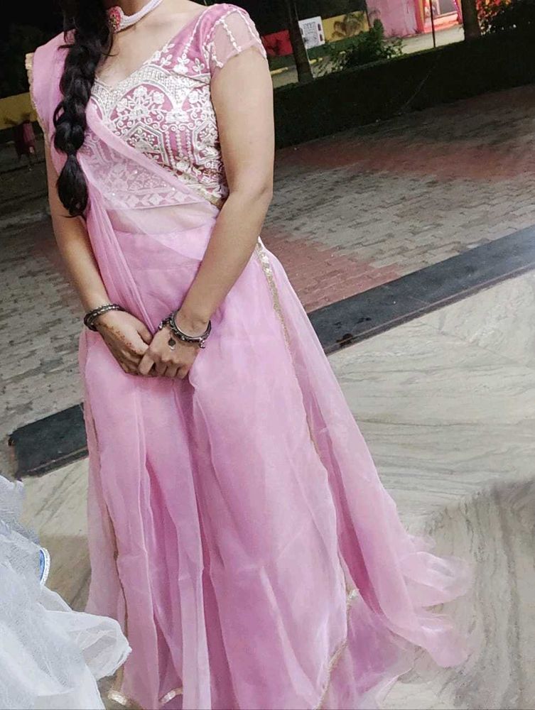 beautiful pink lehenga choli