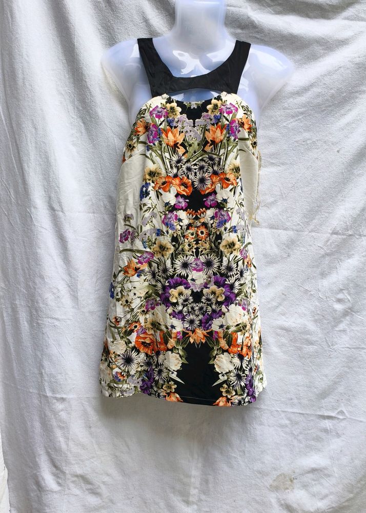 CUTE FLORAL LONG TOP