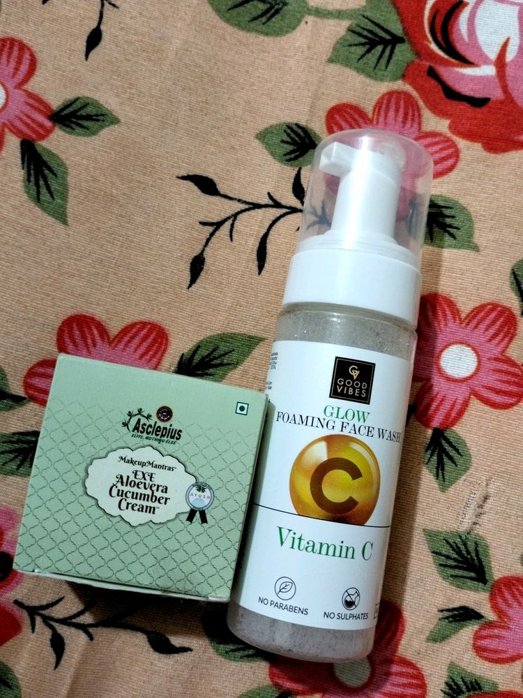 Combo Of Facewash & Alovera Cucumber Cream