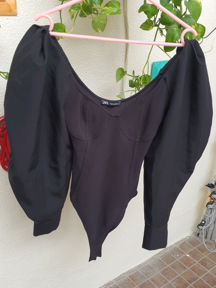 Zara Black Bodysuit