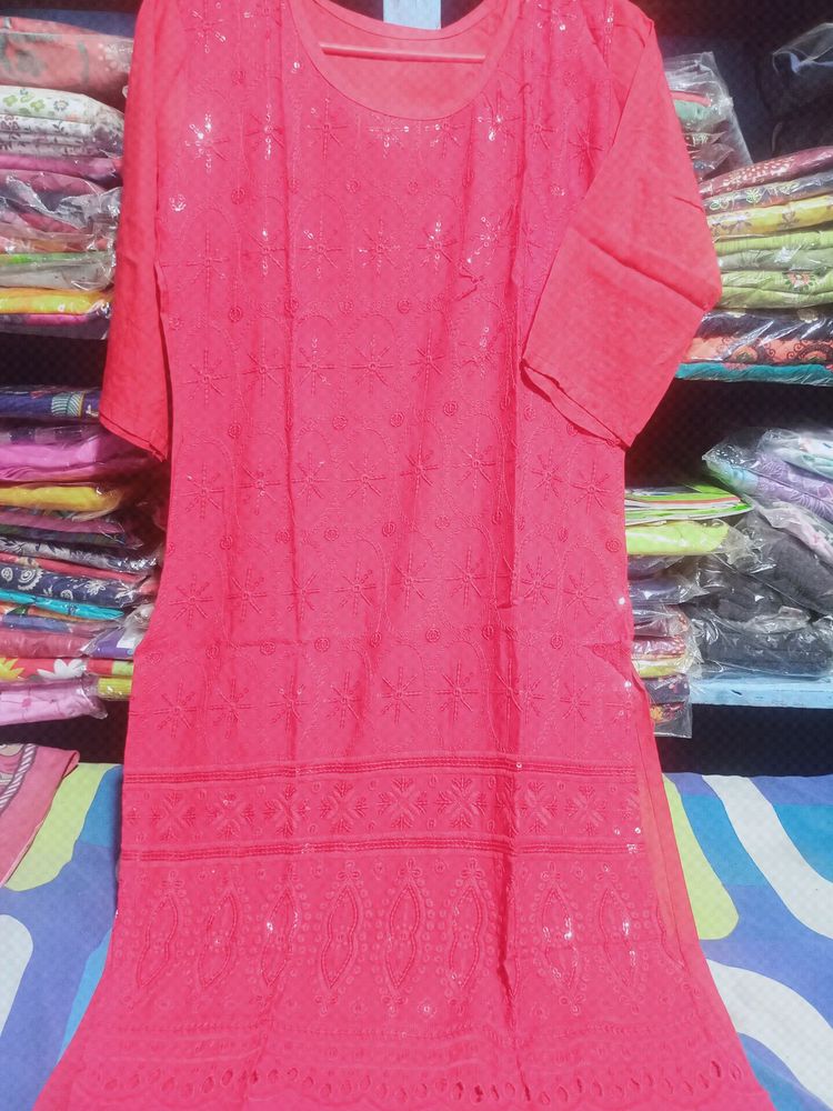 New Chikenkari Kurti