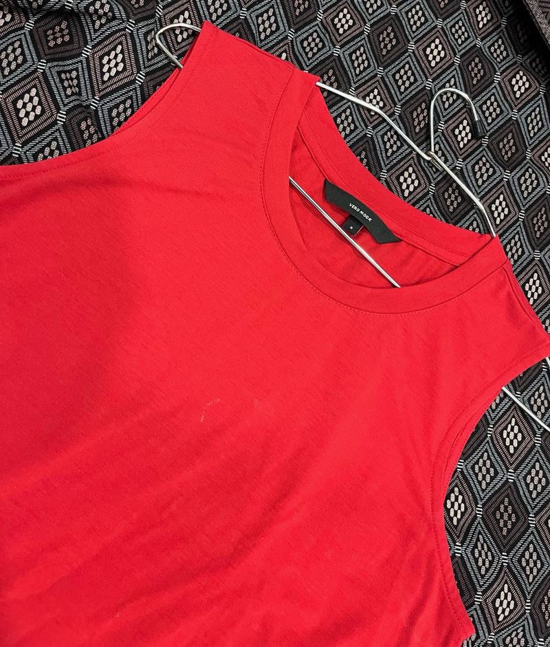 Red Tank Top - Vero Moda