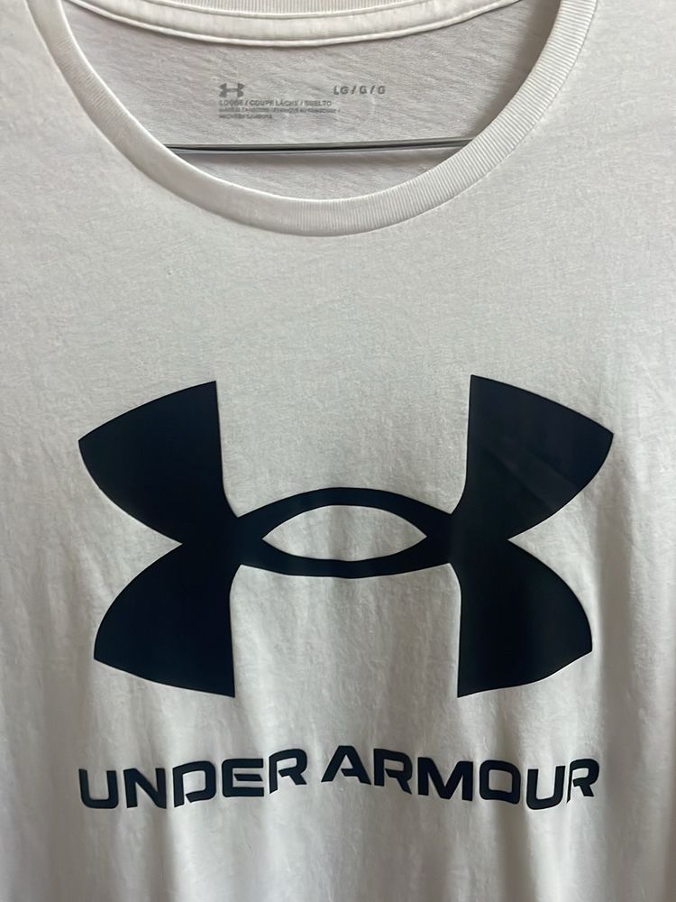 Under Armour White T Shirt