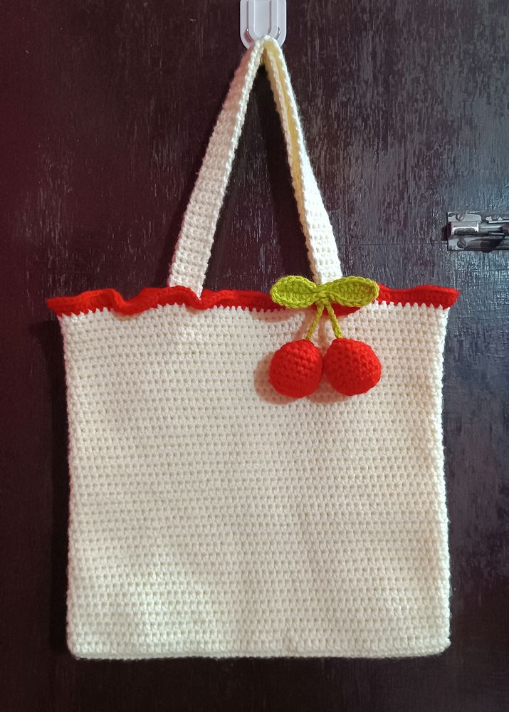 Cherry Inspired Crochet Bag