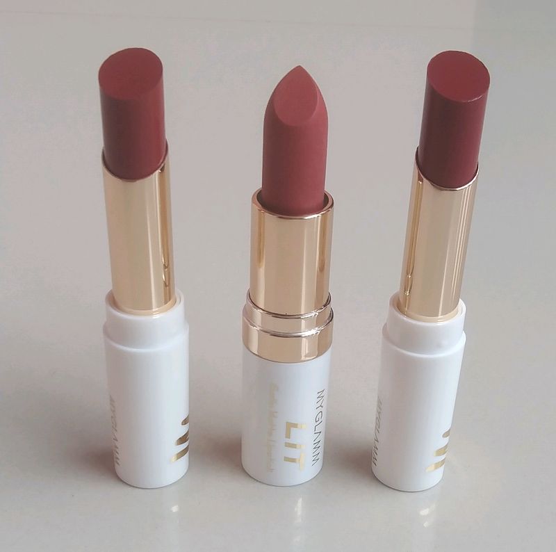 Combo Of 3 Lipstick