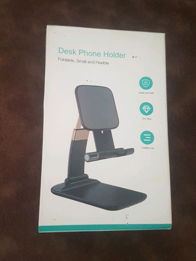 Desk Phone Holder , Foldable, Small And Flexible.