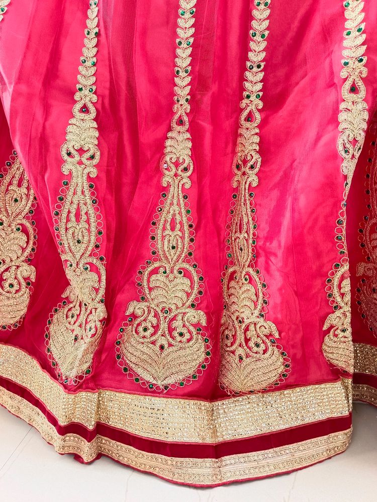 Unstitched Bridal Lehenga+🎁