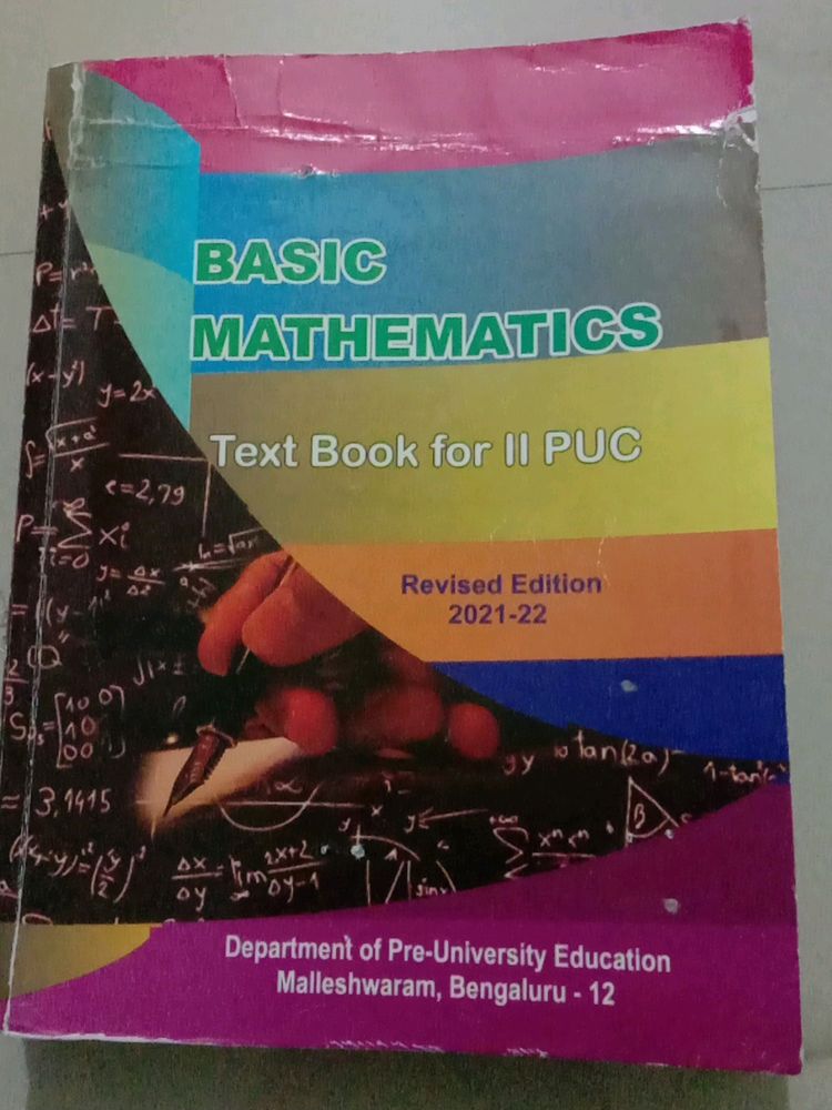 2nd Puc Basic Mathematics Textbook