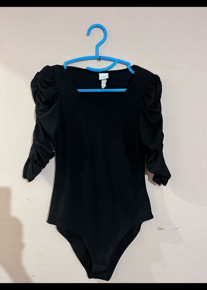 H&M Black Tops Body Suit