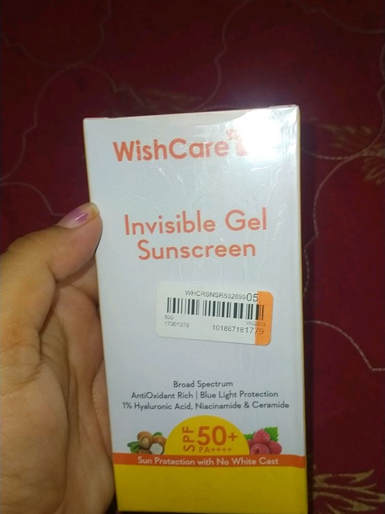 Wishcare Invisible Gel Sunscreen