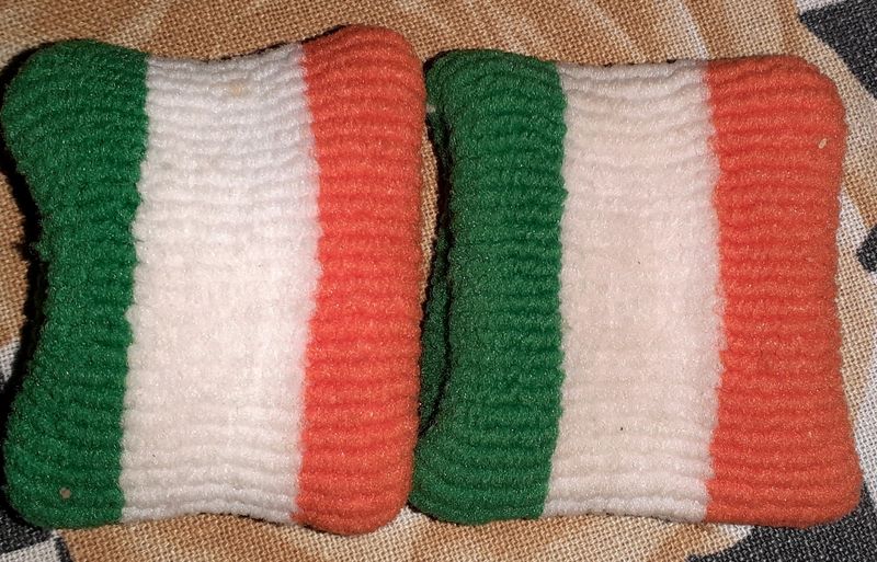 tri colour hand band of indian flag