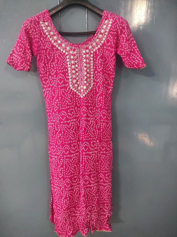 Embroidery Single Kurti