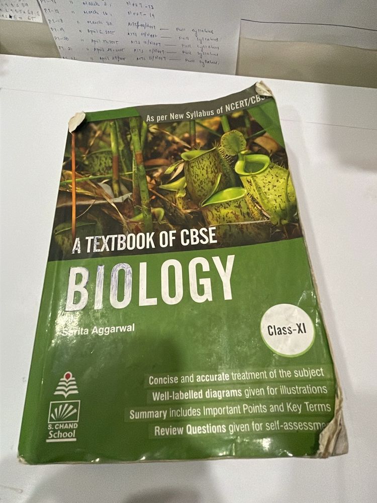 The Text Book Of CBSE Biology By Sarita Aggarwal