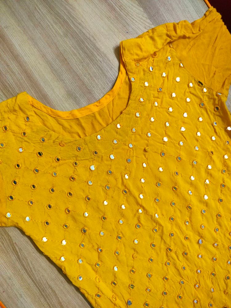 Girls Kurti For Haldi