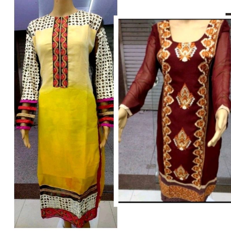 Women's Combo  Long Kurti 😍