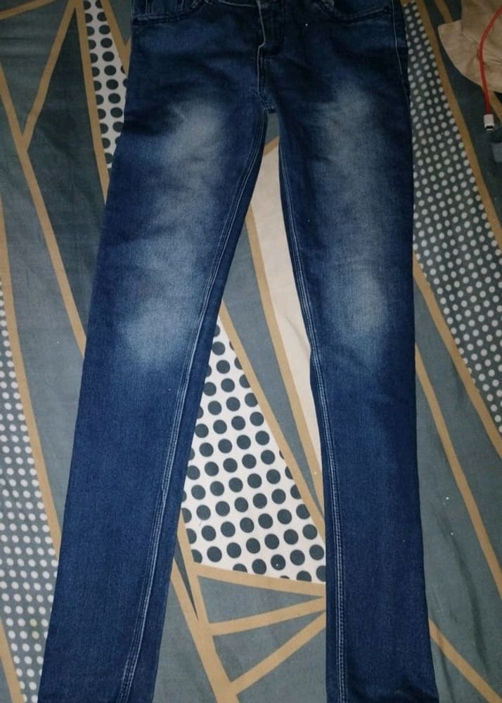 Dark Blue Skinny Jeans (Middle Waist)