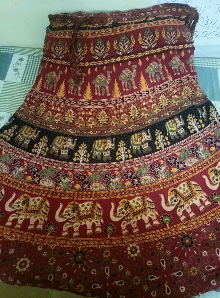 Women Jaipuri Rapron Skirt 🎀😍