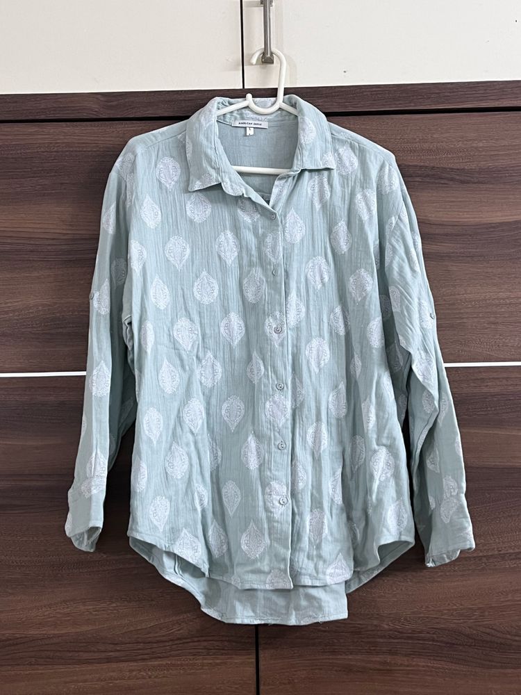 Beautiful Light Sea Green Shirt!