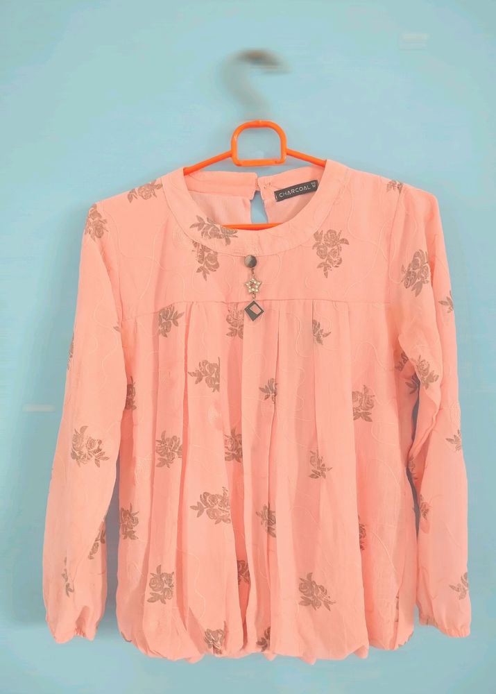 Peach Colour Top