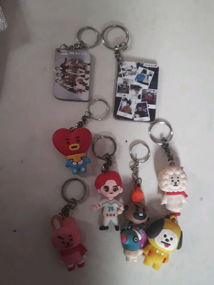 BTS & BT21 keychain At Just Affordable Price ₹300