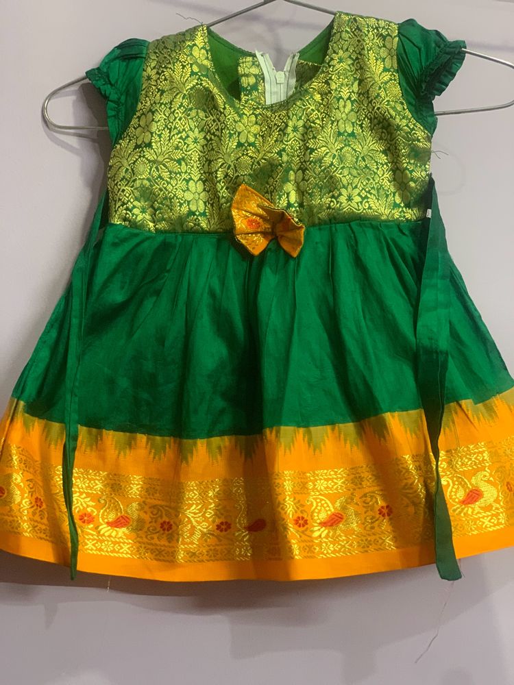 Very Soft Ethnic Kids Frock 😍 With Lining