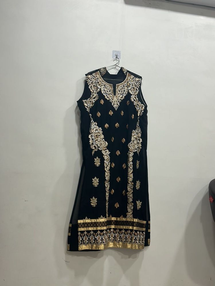 Kurta Blouse Lehanga Set