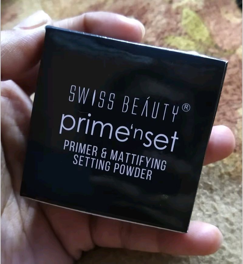 Swiss Beauty Primer And Mattifying Setting Powder