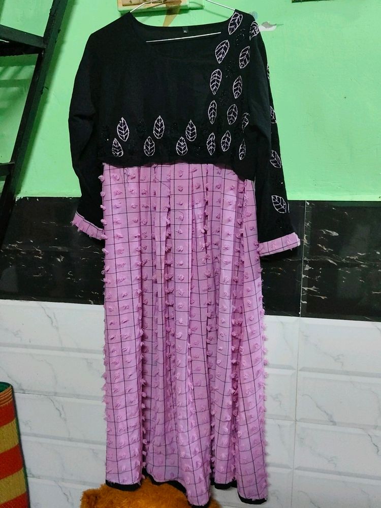 kurti with work