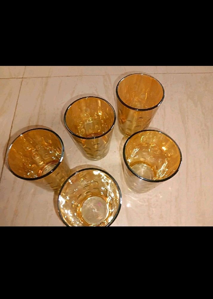 Set Of Five Glasses