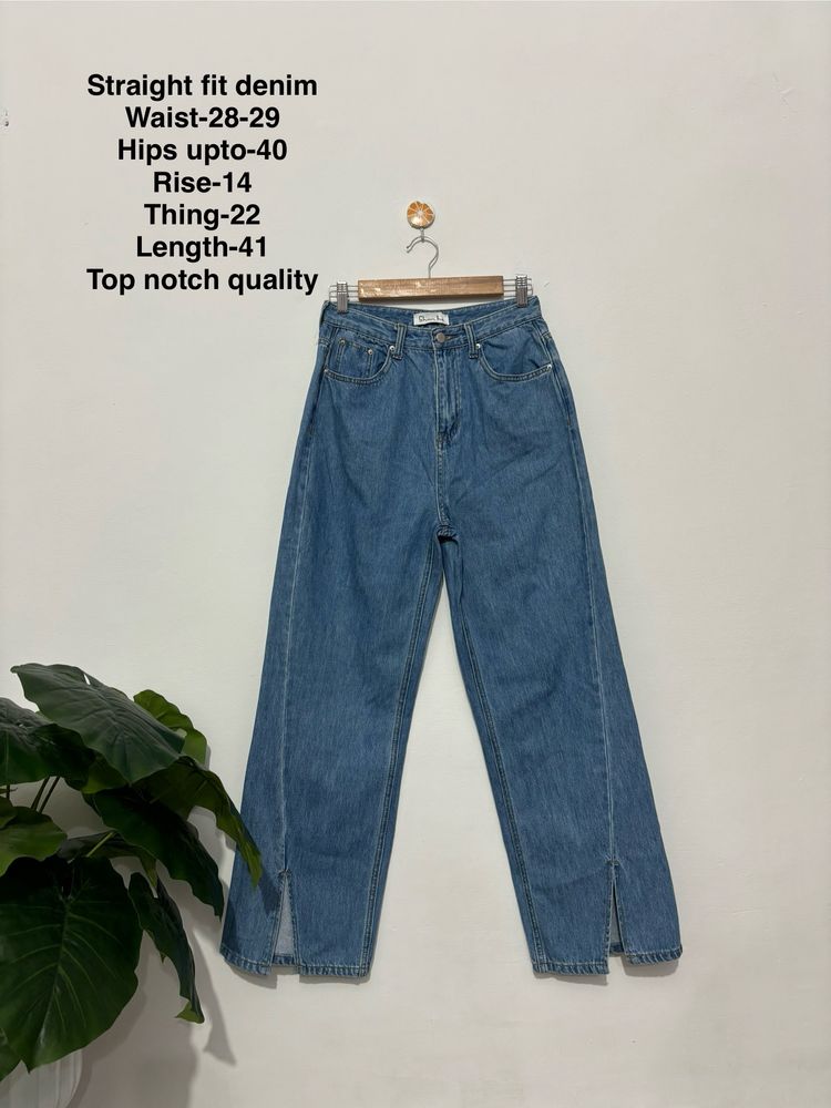 High Quality Straight Fit Denim