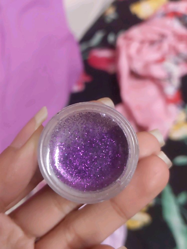 Purple Glitter Eye Shadow