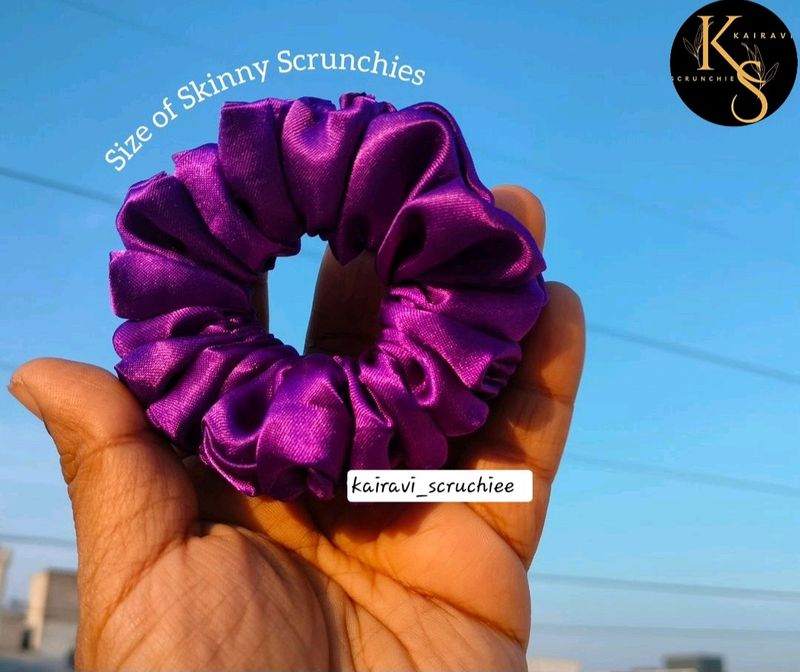 Scruchie (premium Satin)single Piece Can Be Order