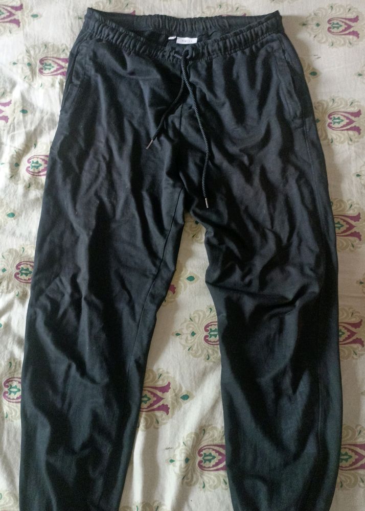 Black Comfy Joggers With Pockets Both Sides