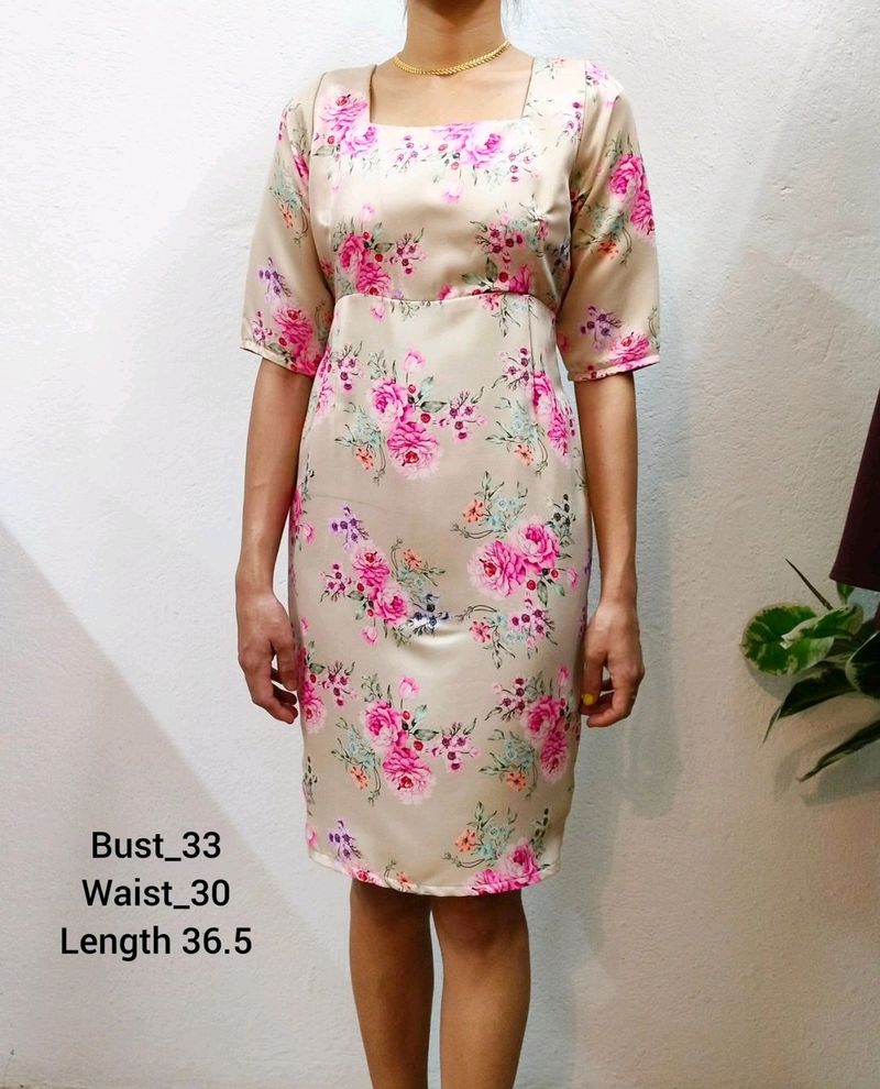 Floral Mid-length dress