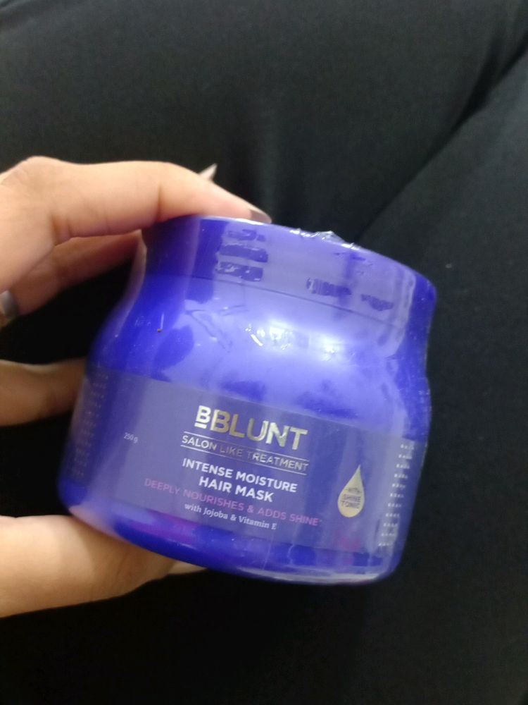 New Seal Packed Bblunt Intense Moisture Hair Mask