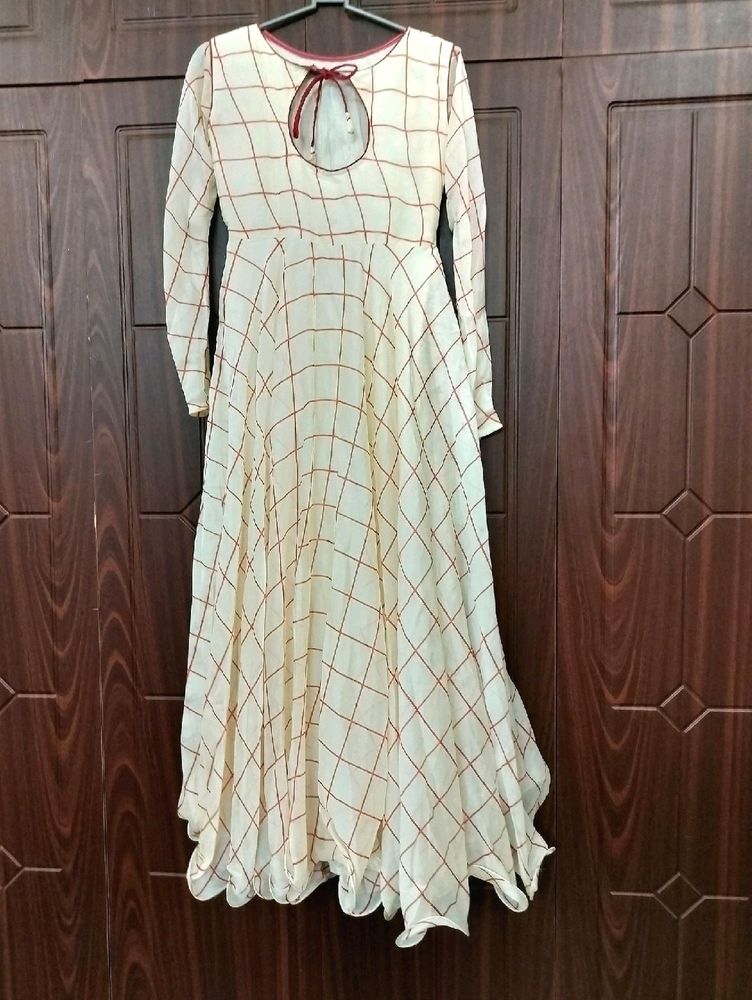 💥🆕️ Flowy Georgette Long Kurti